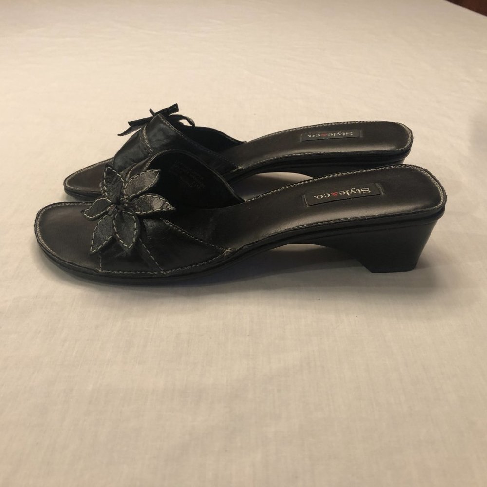 Style & Co. Black Sandals Size 7 1/2 - Picture 7 of 10